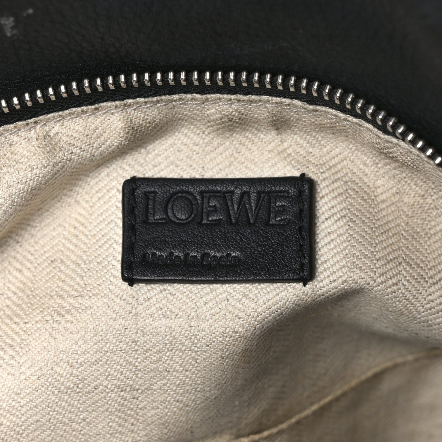 Calfskin Medium Puzzle Bag Black