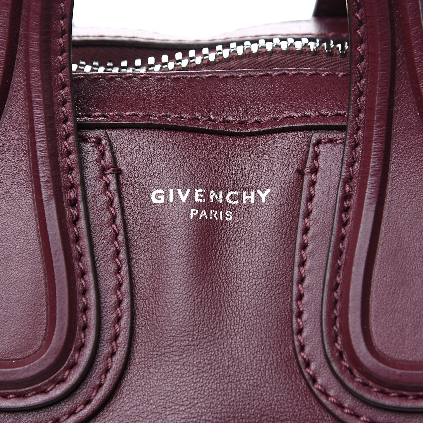 Calfskin Small Biker Nightingale Oxblood