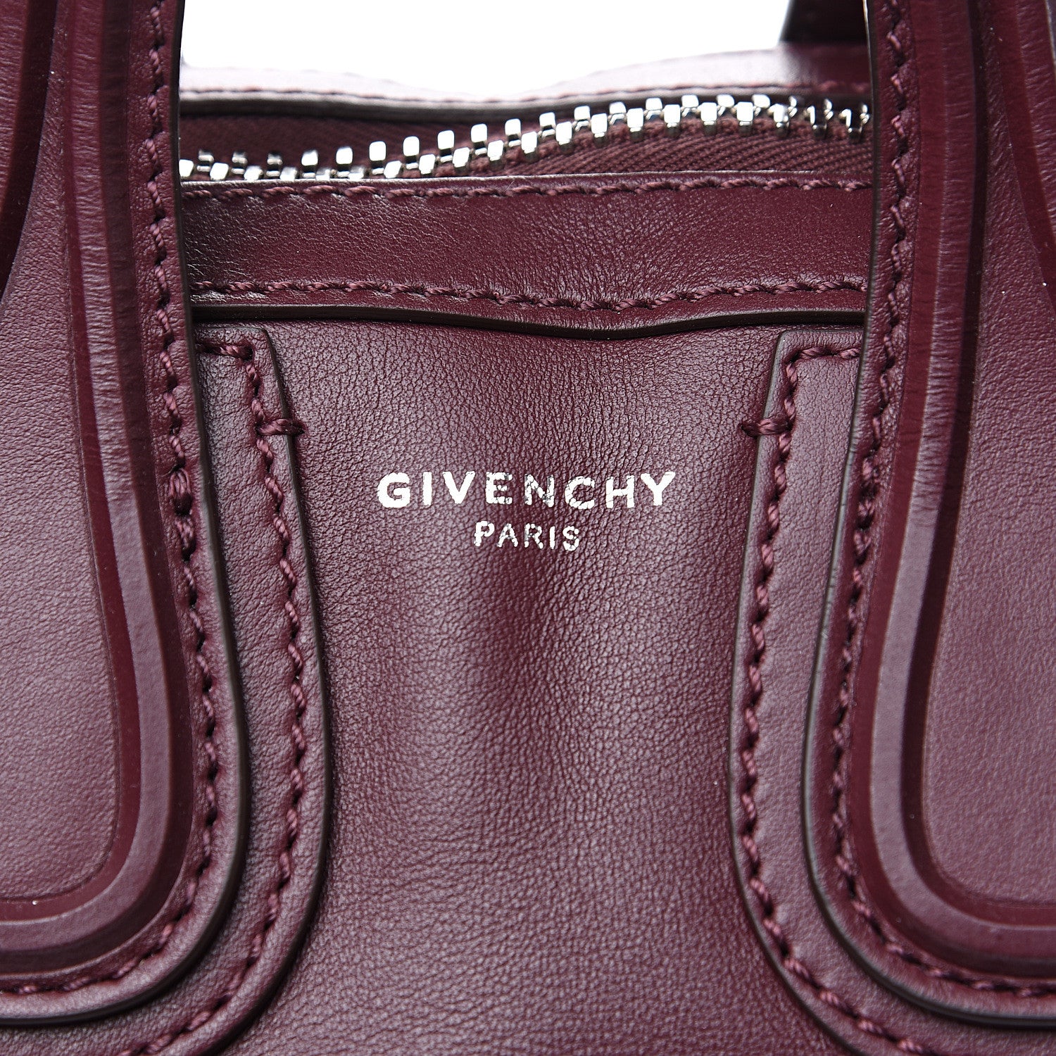 Givenchy Calfskin Small Biker Nightingale Oxblood 9 of 9