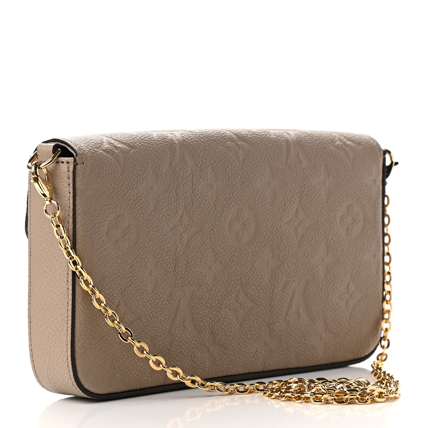 Louis Vuitton Empreinte Pochette Felicie Chain Wallet Tourterelle 3 of 8