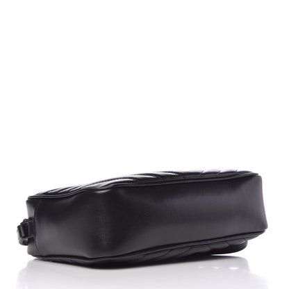 Saint Laurent Calfskin Matelasse Monogram Lou Camera Bag Black 4 of 9