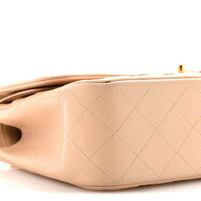 Chanel Caviar Quilted Jumbo Double Flap Beige Clair 9 of 12