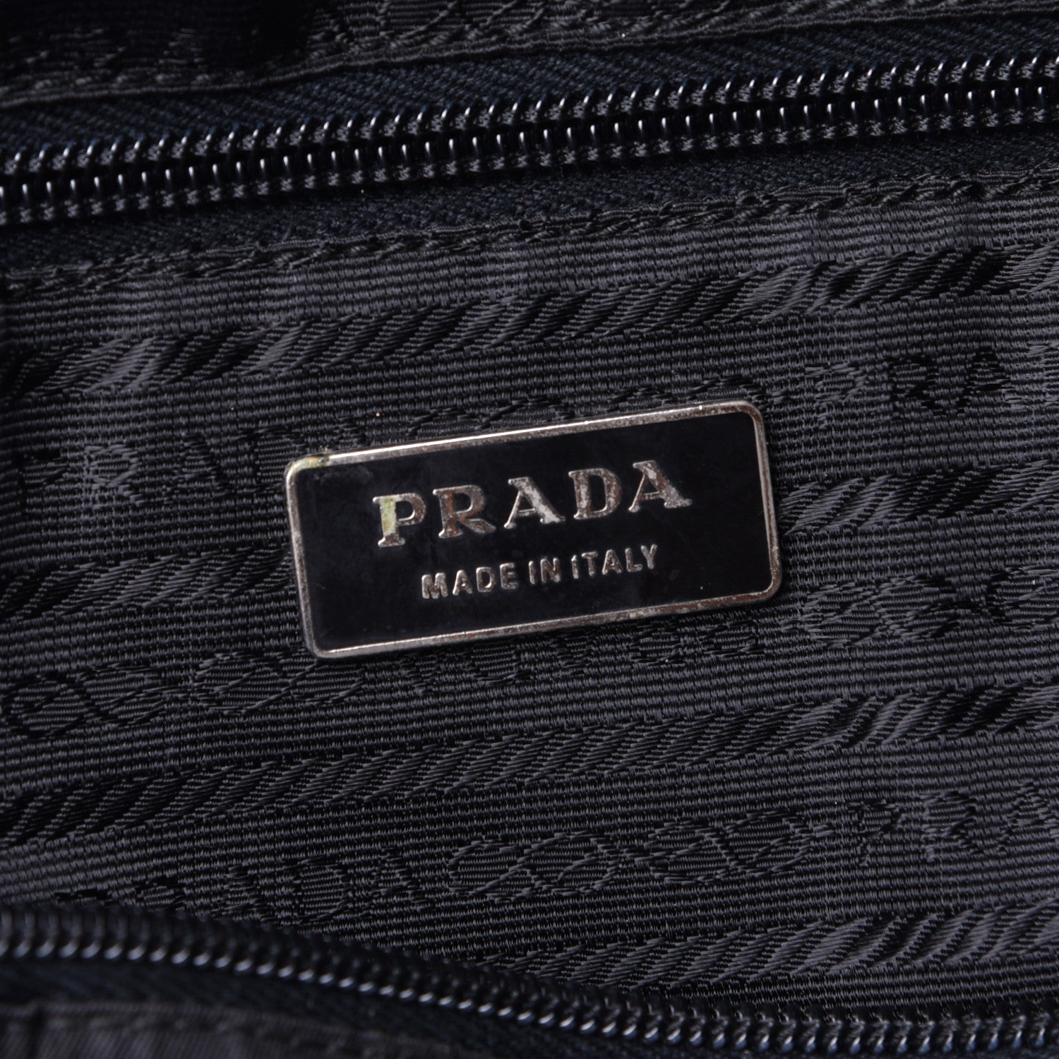 Prada Tessuto Nylon Saffiano Duffle Black 5 of 7