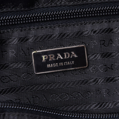 Prada Tessuto Nylon Saffiano Duffle Black 5 of 7