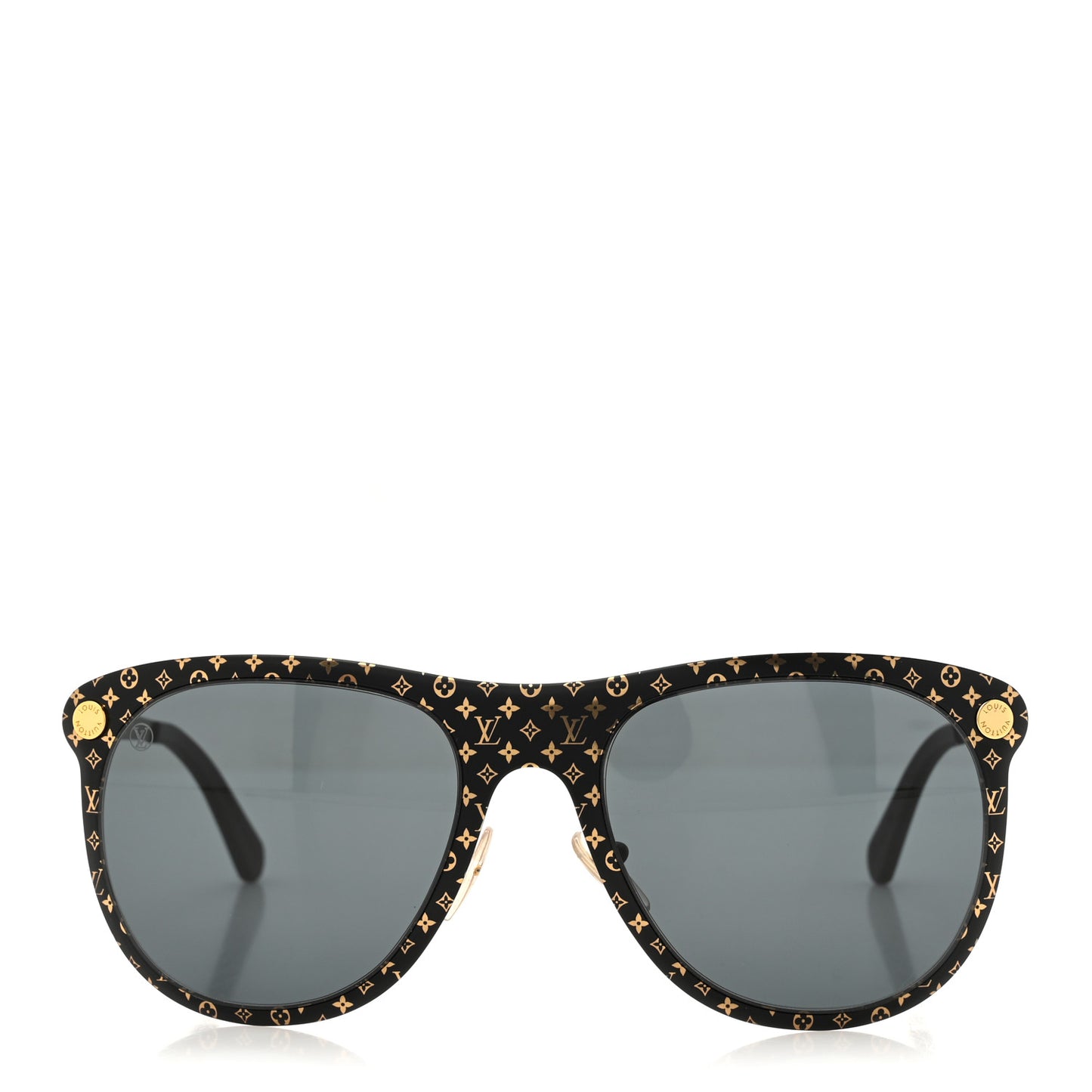 Monogram Vertigo Sunglasses Z0966U Black Gold