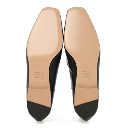 Hermes Supple Goatskin Womens Time Loafers 37 Black 6 of 9