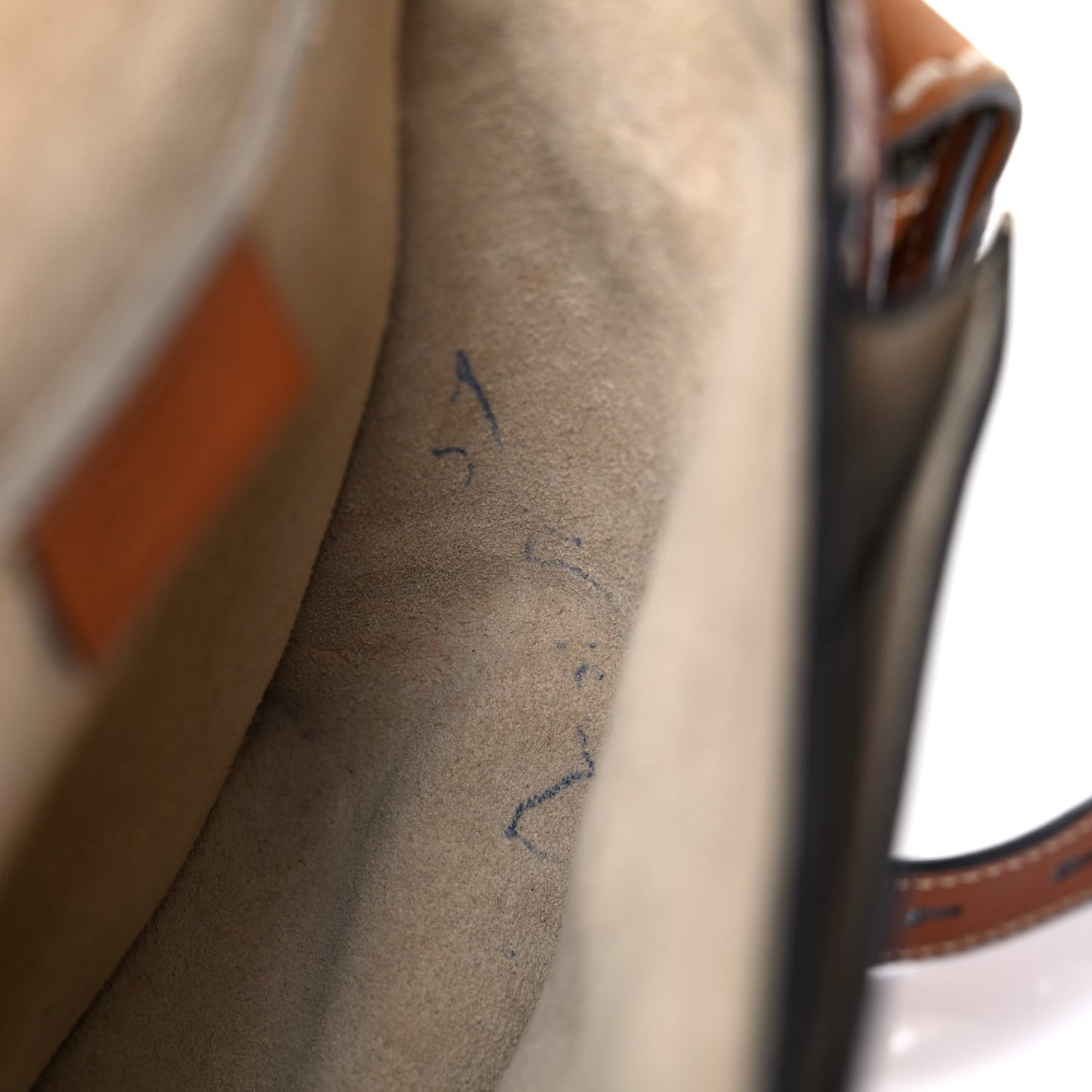 Calfskin Suede Small Jodie Camera Bag Caramel