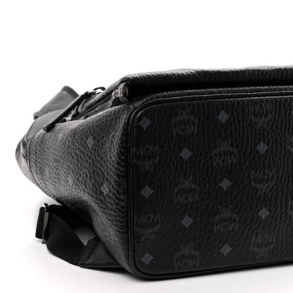 MCM Visetos Dual Stark Cyber Flash Backpack Black 8 of 11