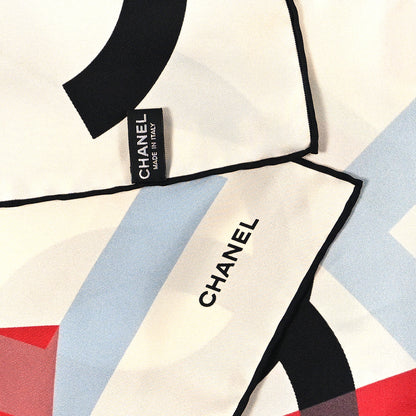 Chanel Silk CC Square Scarf Multicolor 3 of 3