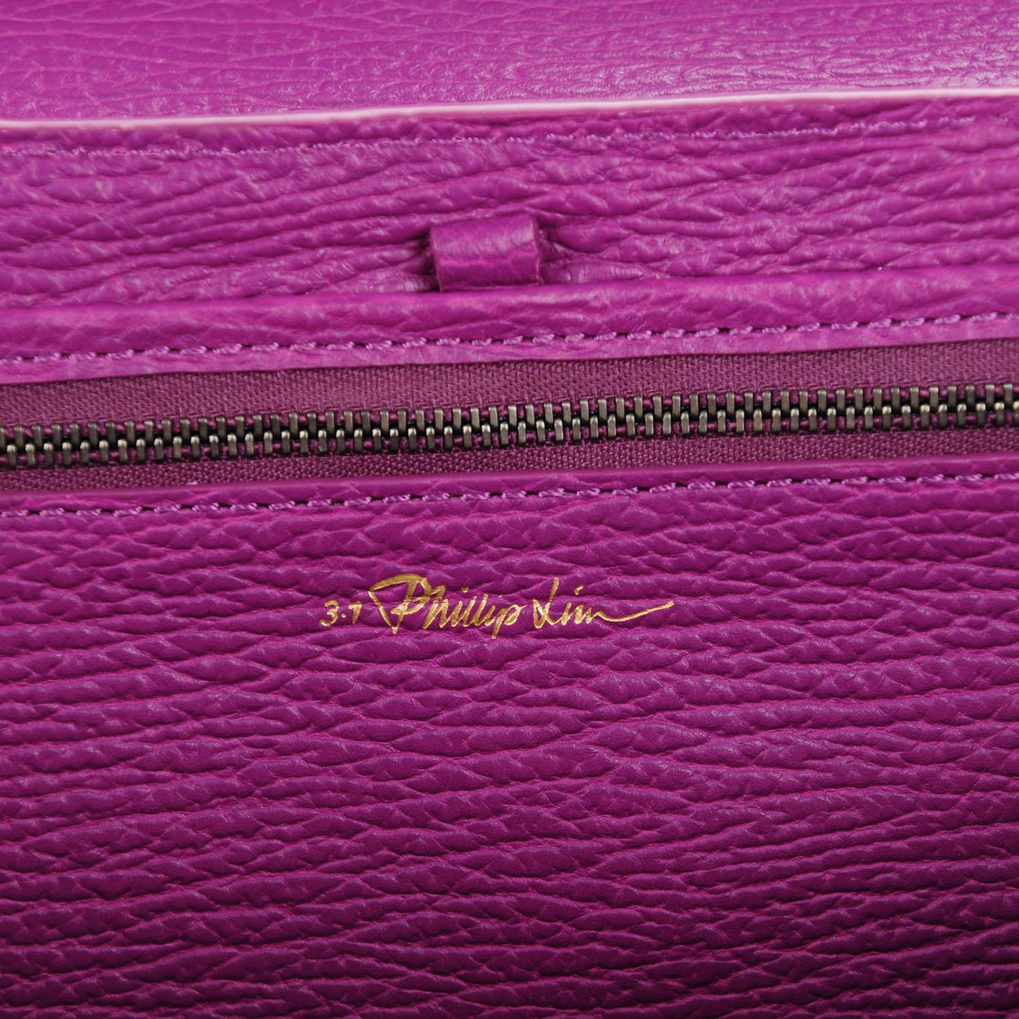 3.1 Textured Calfskin Medium Pashli Satchel Orchid