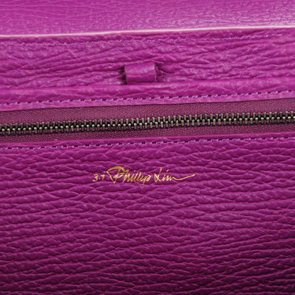 3.1 Phillip Lim 3.1 Textured Calfskin Medium Pashli Satchel Orchid 6 of 8