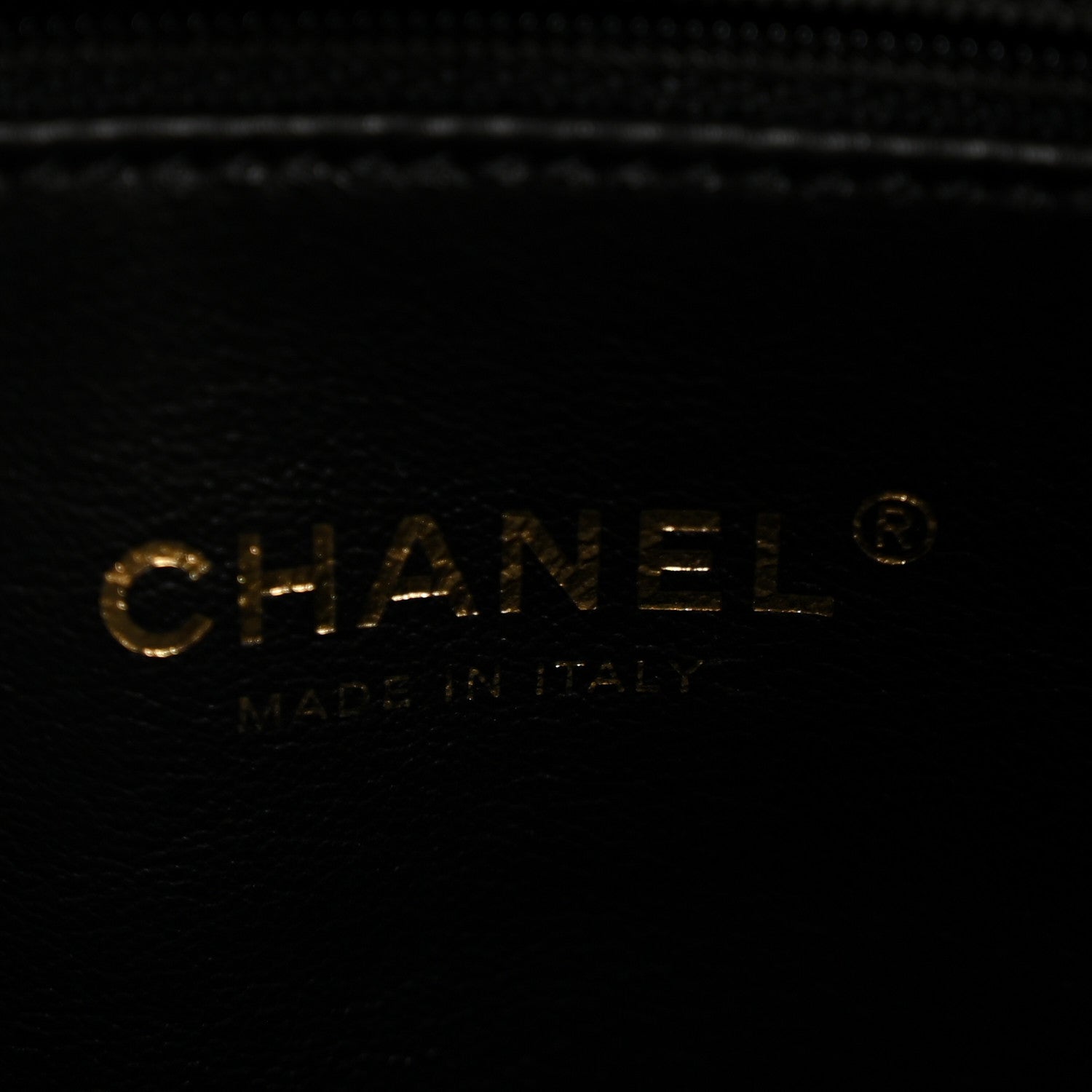 Chanel Lambskin Quilted Chaine Lettre Small Bucket Bag Black 6 of 14