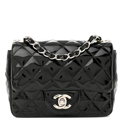Chanel Patent Calfskin Quilted Mini Square Flap Black 1 of 10