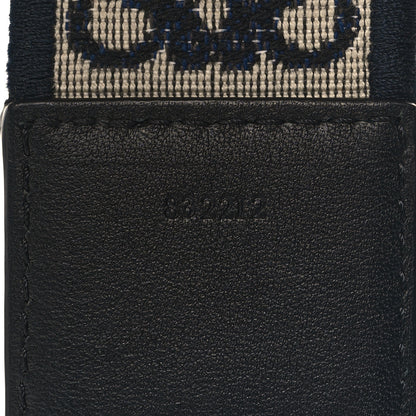 Loewe Calfskin Jacquard Anagram Strap Navy Black 5 of 6