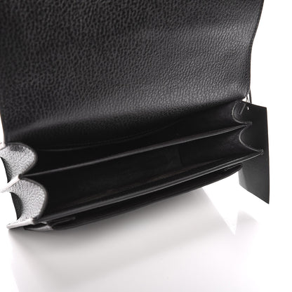 Saint Laurent Grained Calfskin Medium Monogram Sunset Black 5 of 7