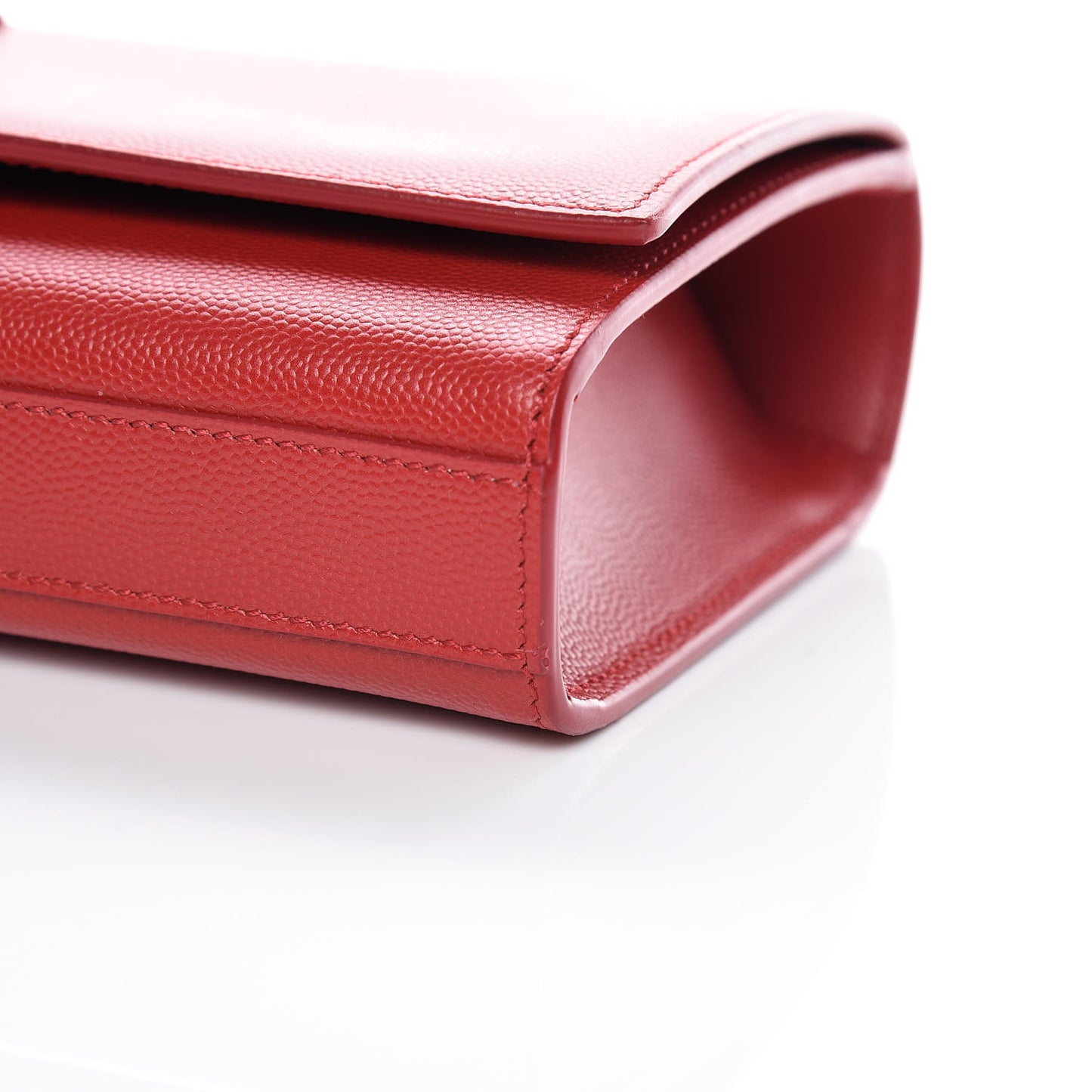 Grain De Poudre Classic Monogram Cassandre Clutch New Red