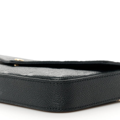 Louis Vuitton Empreinte Pochette Felicie Chain Wallet Black 12 of 12