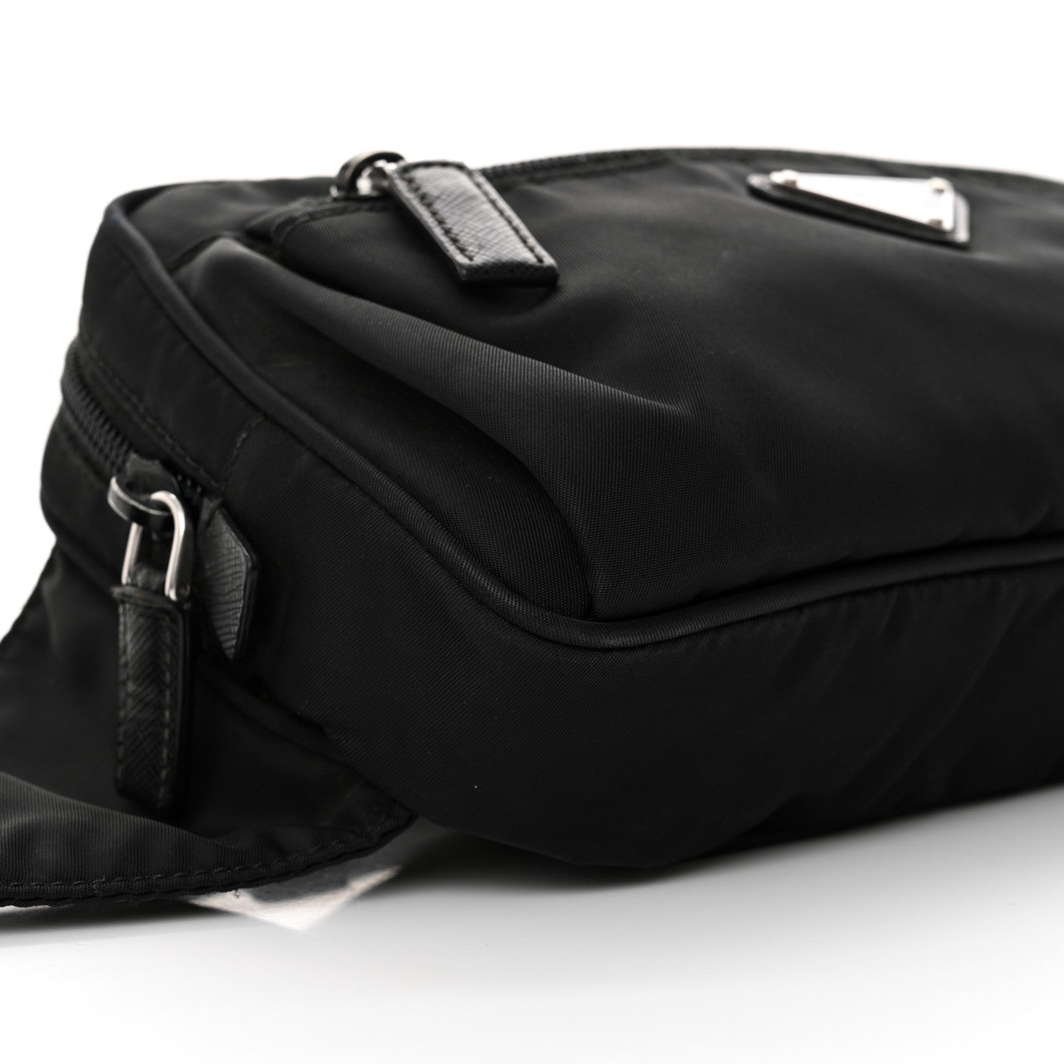 Prada Tessuto Nylon Belt Bag Black 9 of 11