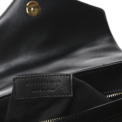 Saint Laurent Calfskin Y Quilted Monogram Toy Loulou Crossbody Bag Black 7 of 11