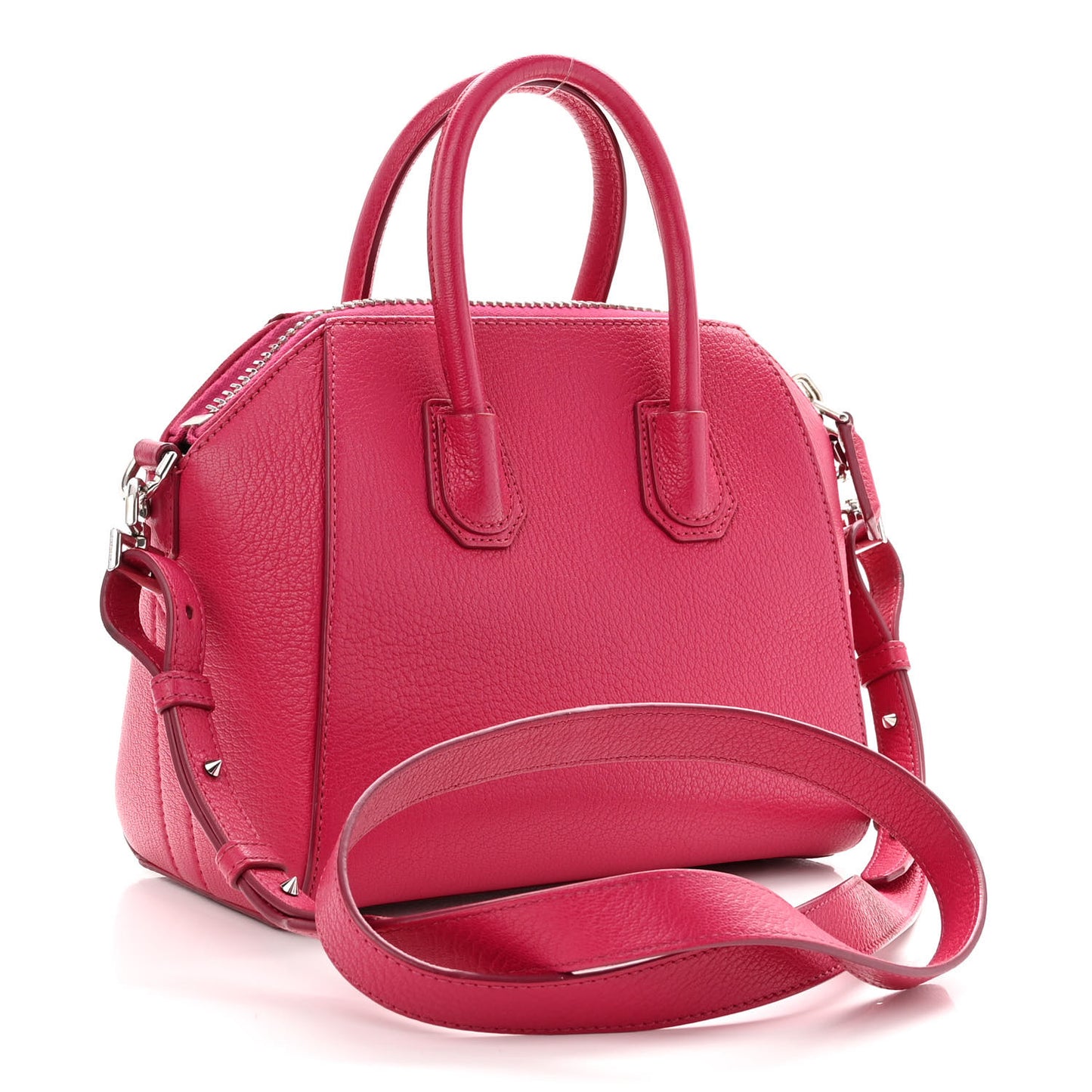 Sugar Goatskin Mini Antigona Fushia