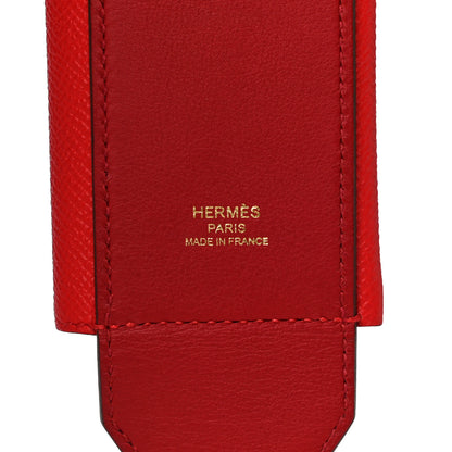 Hermes Swift Epsom Pocket Kelly Shoulder Strap Rouge Casaque Rouge De Coeur 4 of 7