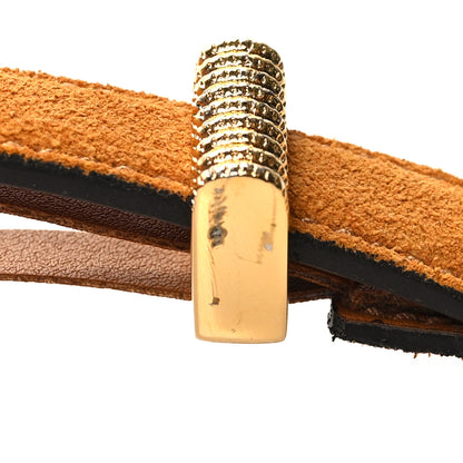 Gucci Suede Torchon Double G 15mm Belt 85 34 Vintage Sun Oil 6 of 7