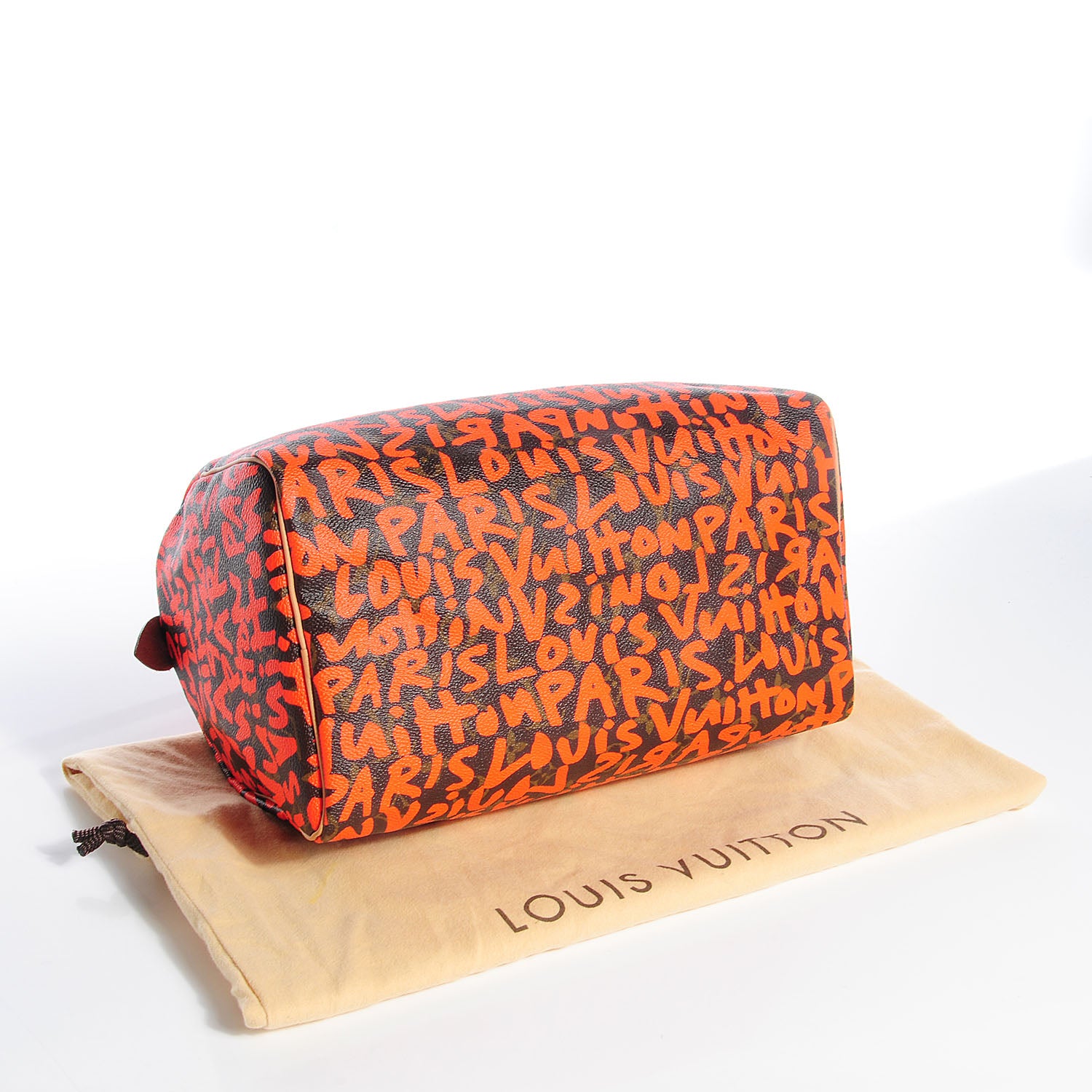 Louis Vuitton Monogram Graffiti Speedy 30 Orange 4 of 7