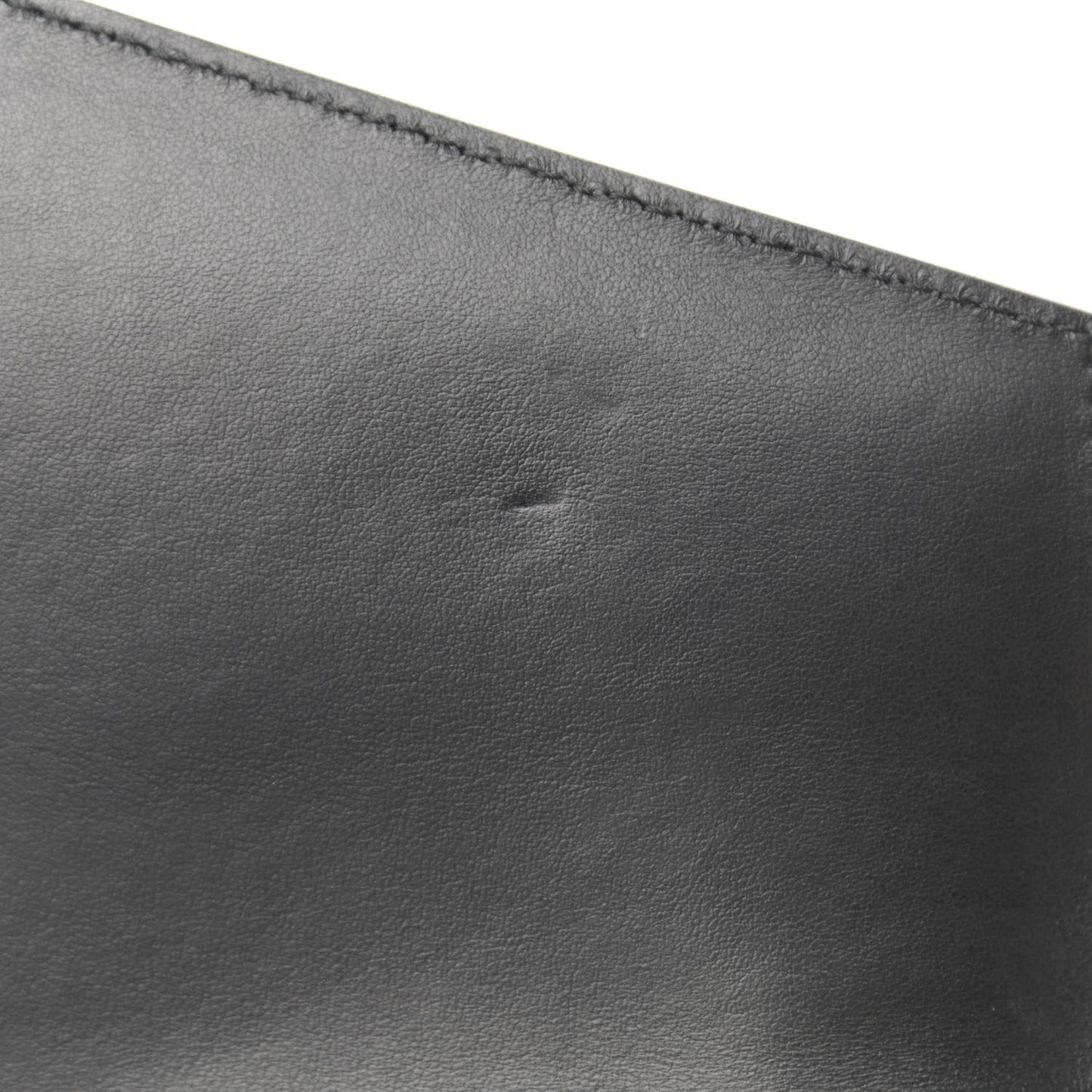 Calfskin Duetto Crossbody Bag White Black