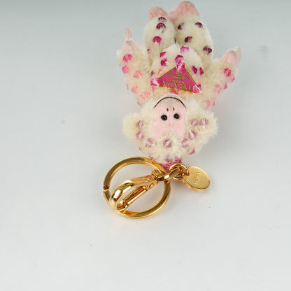 Prada Crystal Trick Monkey Keychain Charm White 3 of 3
