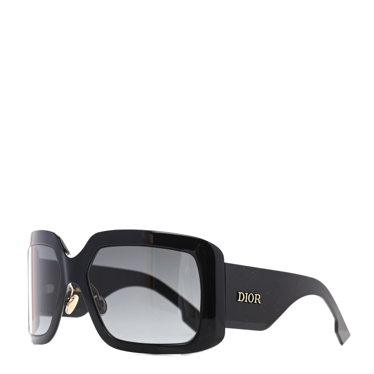 Christian Dior Acetate DiorSo Light 2 Shield Sunglasses Black 1 of 7