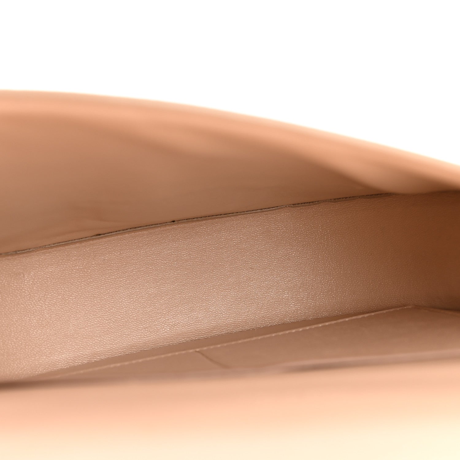 Celine Grained Calfskin Medium Trotteur  Powder 5 of 13