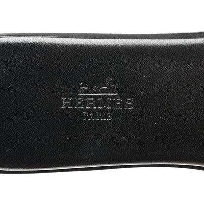 Hermes Calfskin View Sandals 37.5 Black 7 of 9