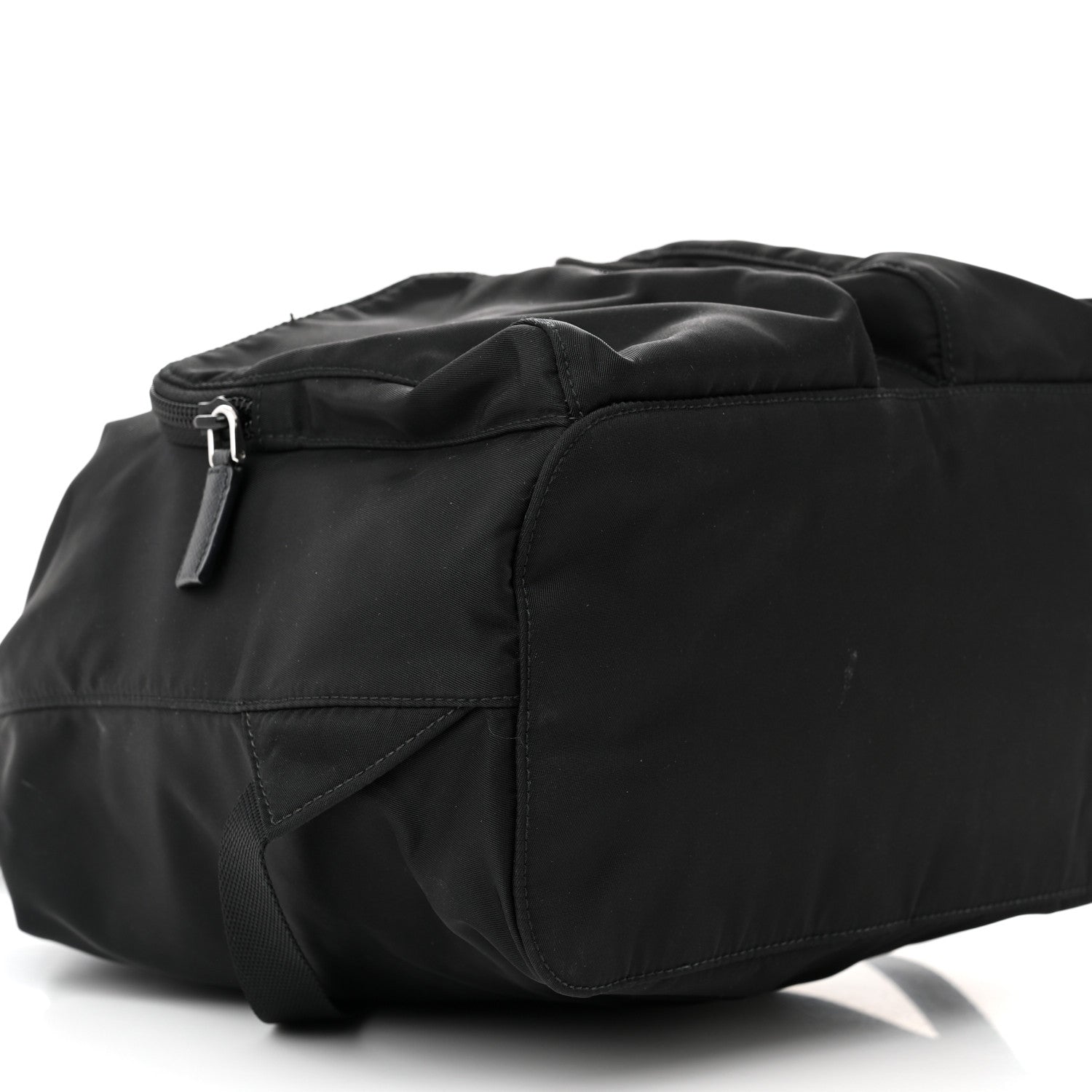 Prada Tessuto Nylon Saffiano Vela Backpack Black 9 of 12