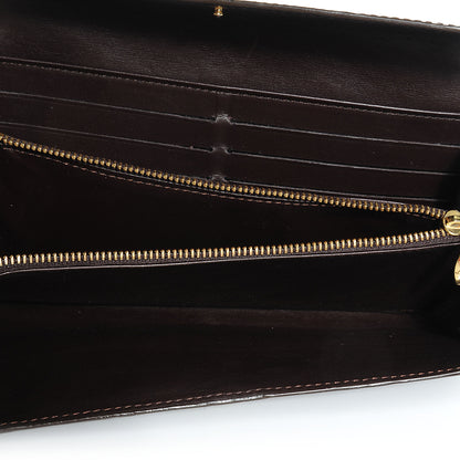 Louis Vuitton Vernis Sarah Wallet Amarante 7 of 8
