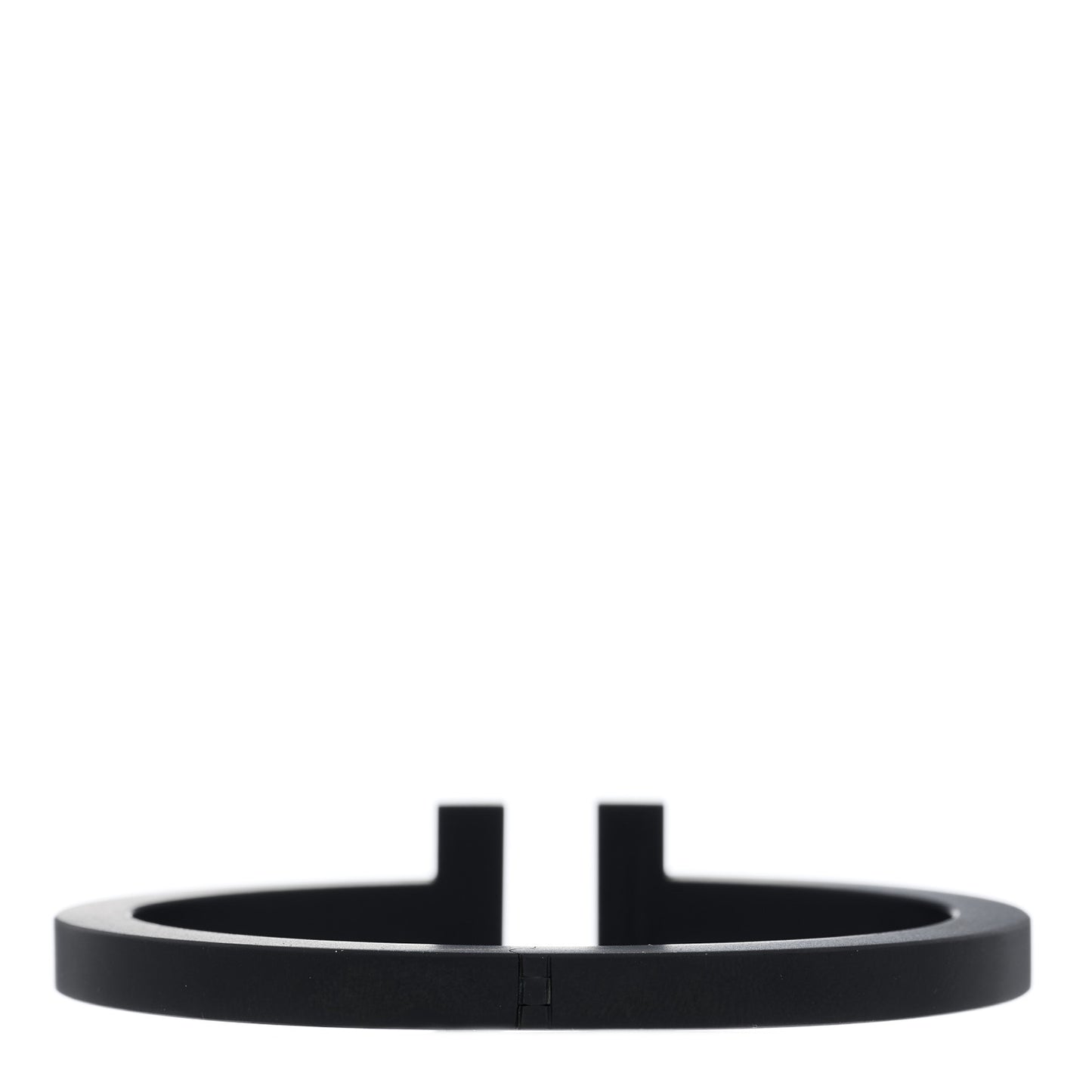 Black-Coated Stainless Steel T Square Bracelet
