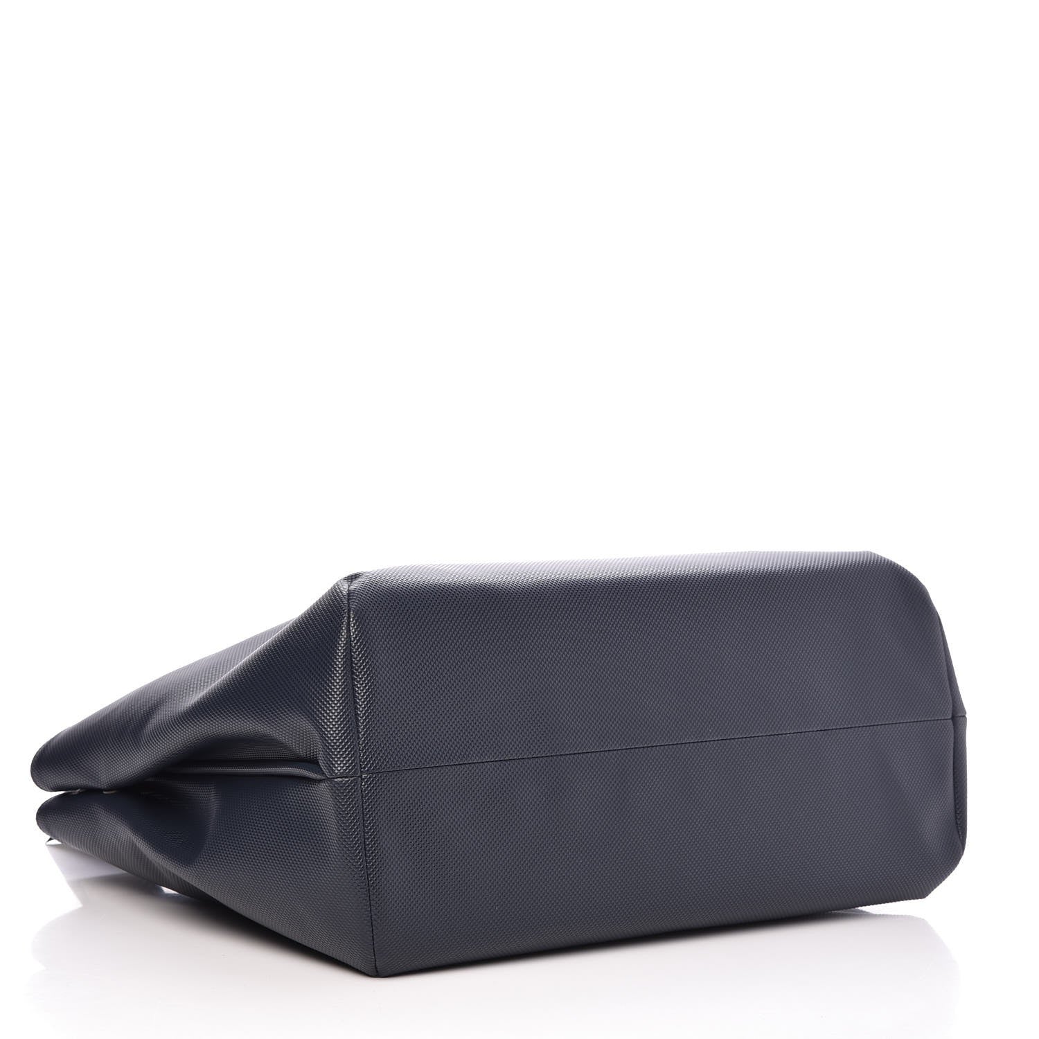 Bottega Veneta Rubberized Canvas Marcopolo Tote Dark Navy Nero 4 of 7