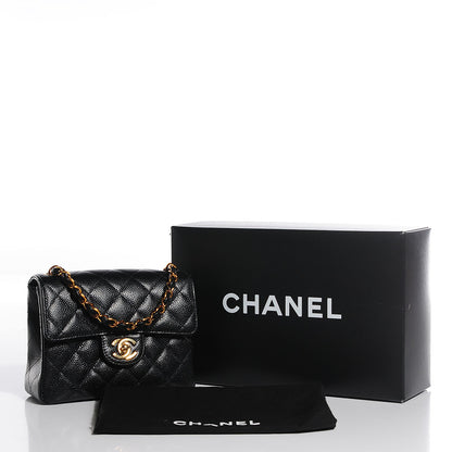 Chanel Caviar Quilted Mini Square Flap Black 11 of 11