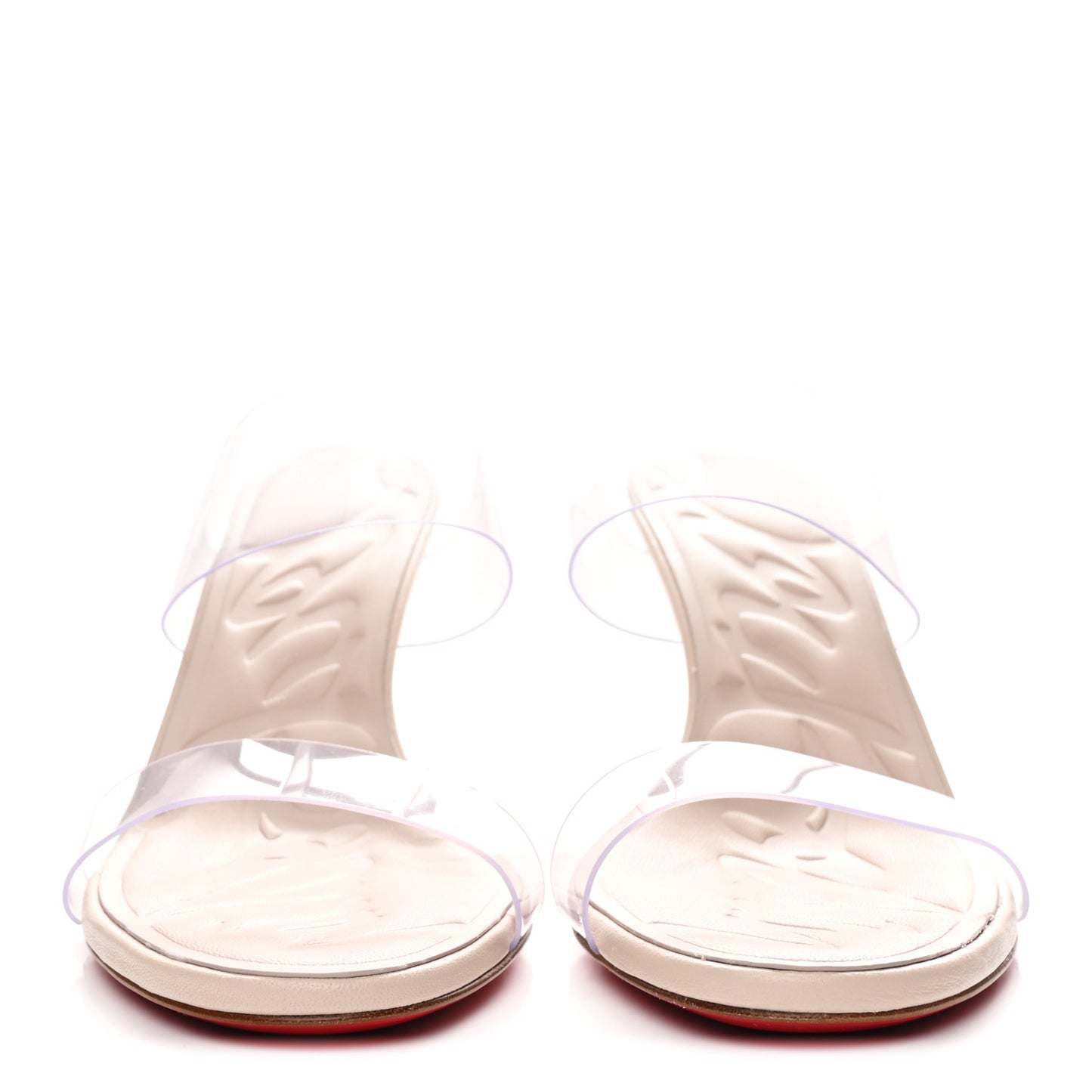Patent PVC Just Nothing 85 Slide Sandals 37.5 Leche