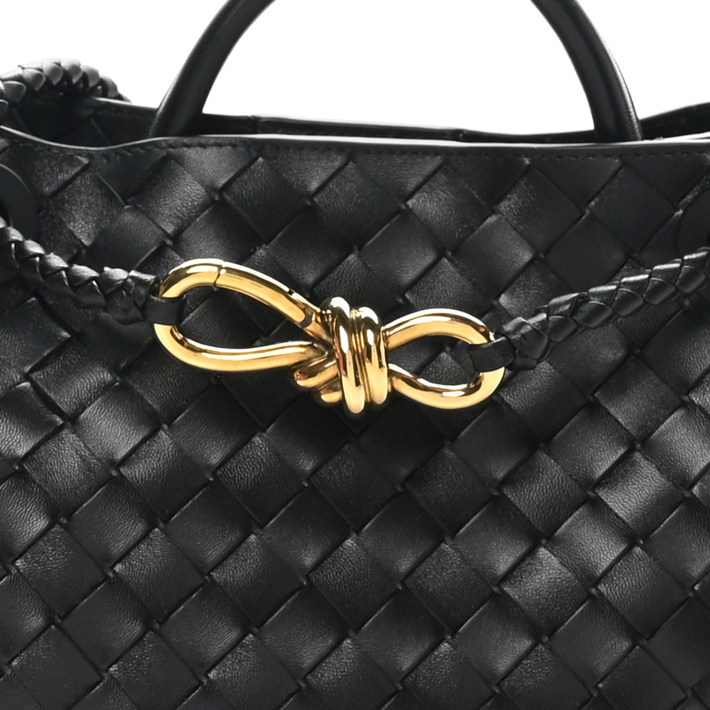 Nappa Maxi Intrecciato Mini Arco Tote Wisteria