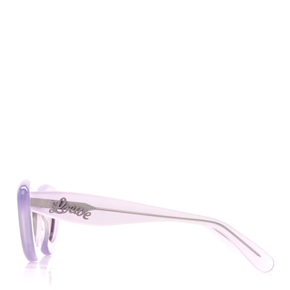 Loewe Acetate Curvy Sunglasses LW40096I  Shiny Violet 3 of 7