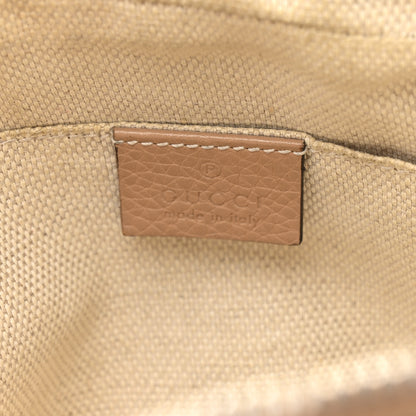 Gucci Pebbled Calfskin Small Soho Disco Bag Rose Beige 6 of 17