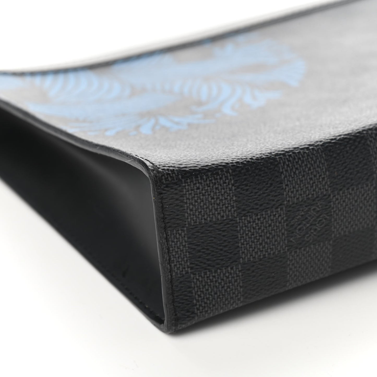 Damier Graphite Rope Pochette Voyage Blue