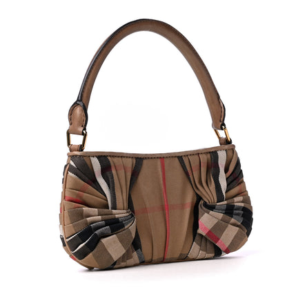 Burberry House Check Small Shoulder Bag Brown 2 of 4