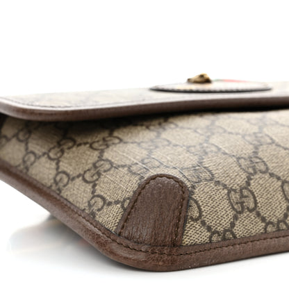 Gucci GG Supreme Monogram Neo Vintage Web Belt Bag Brown 9 of 10