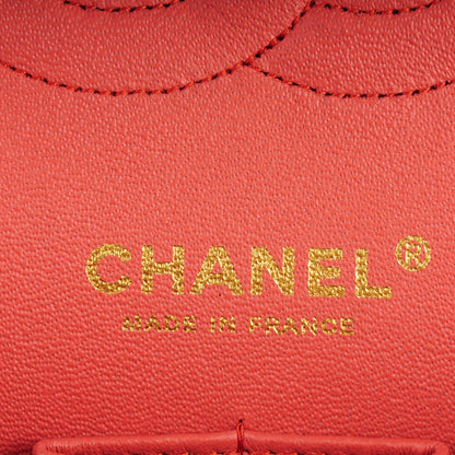 Chanel Caviar Quilted Medium Double Flap Pink 7 of 8