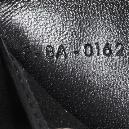 Celine Drummed Calfskin Zip Around Wallet Navy 10 of 10