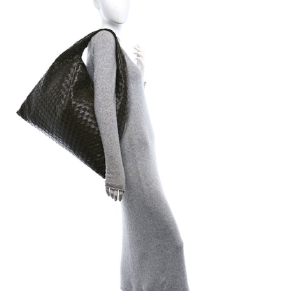 Bottega Veneta Calfskin Intrecciato Large Hop Fondant 2 of 9