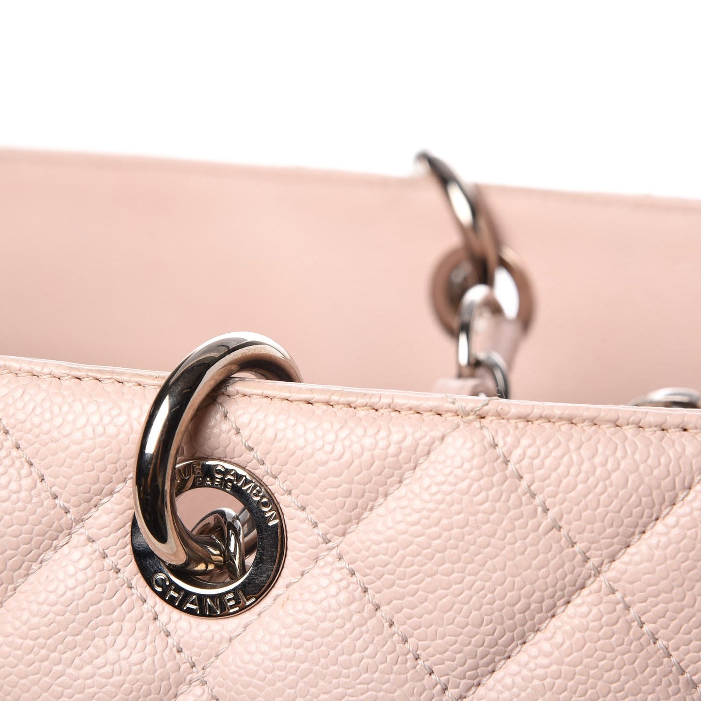 Caviar XL Grand Shopping Tote GST Light Pink
