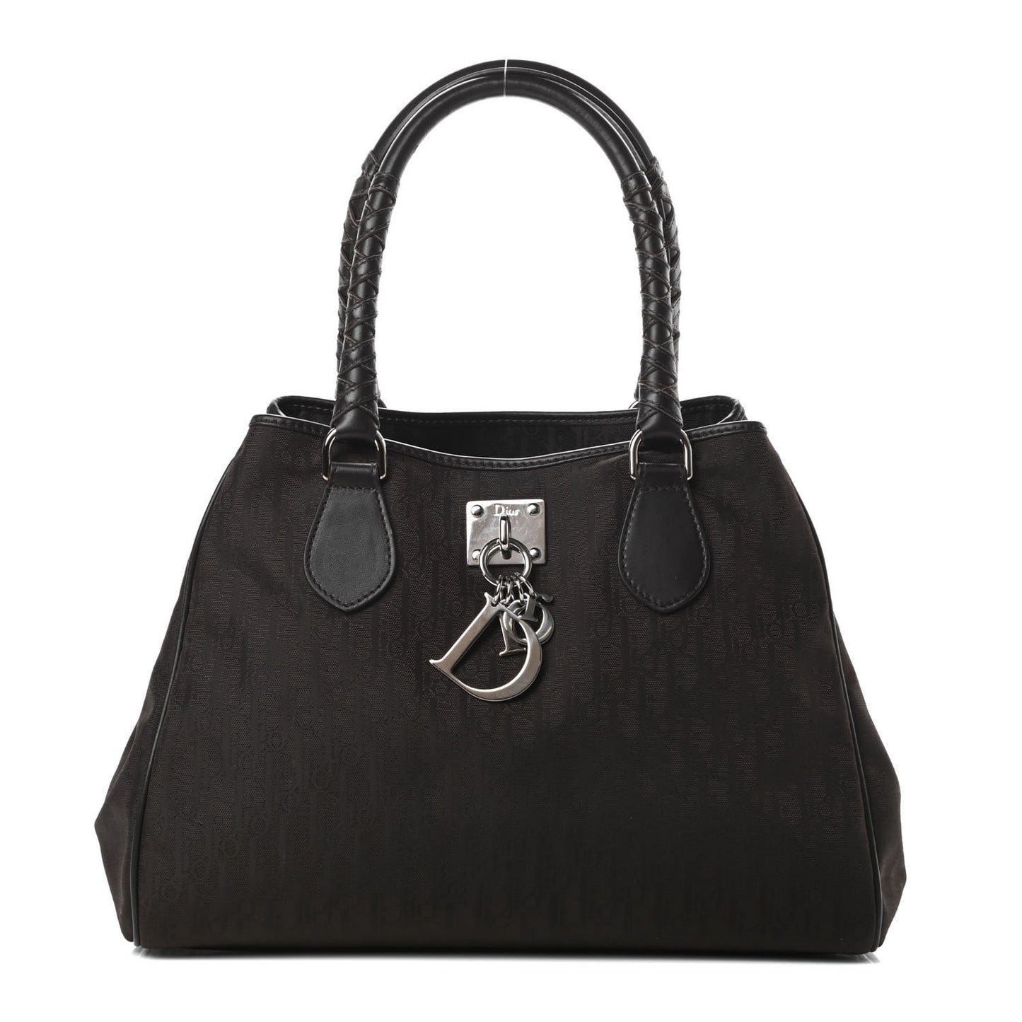 Nylon Monogram Medium Lovely Tote Marron Fonce