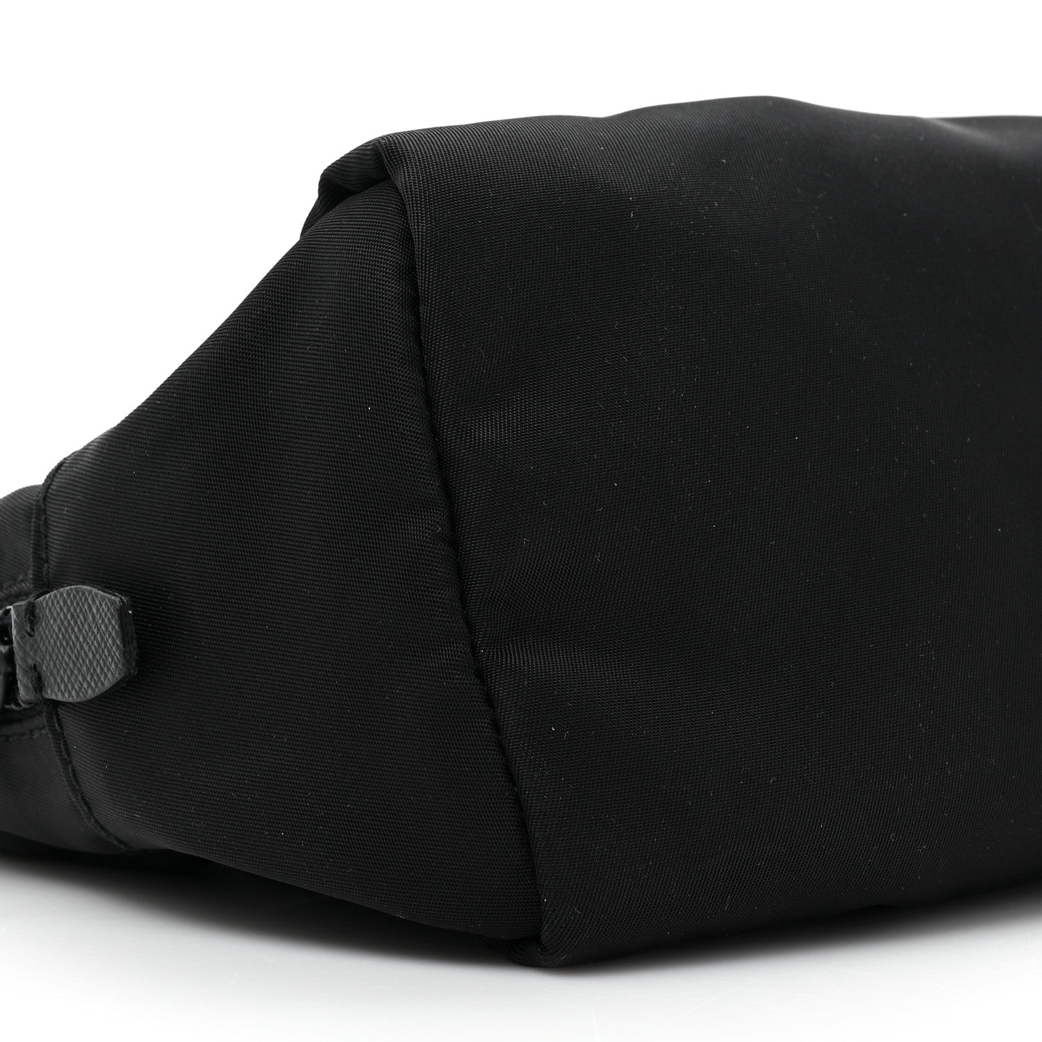 Prada Tessuto Nylon Saffiano Smalto Wristlet Black 8 of 8